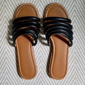 Madewell Black Leather Sandals